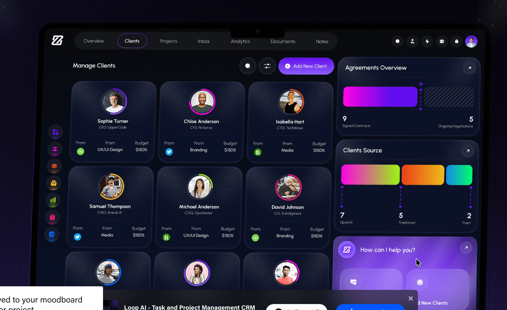 Noor HRMS workflow interface showing support views.